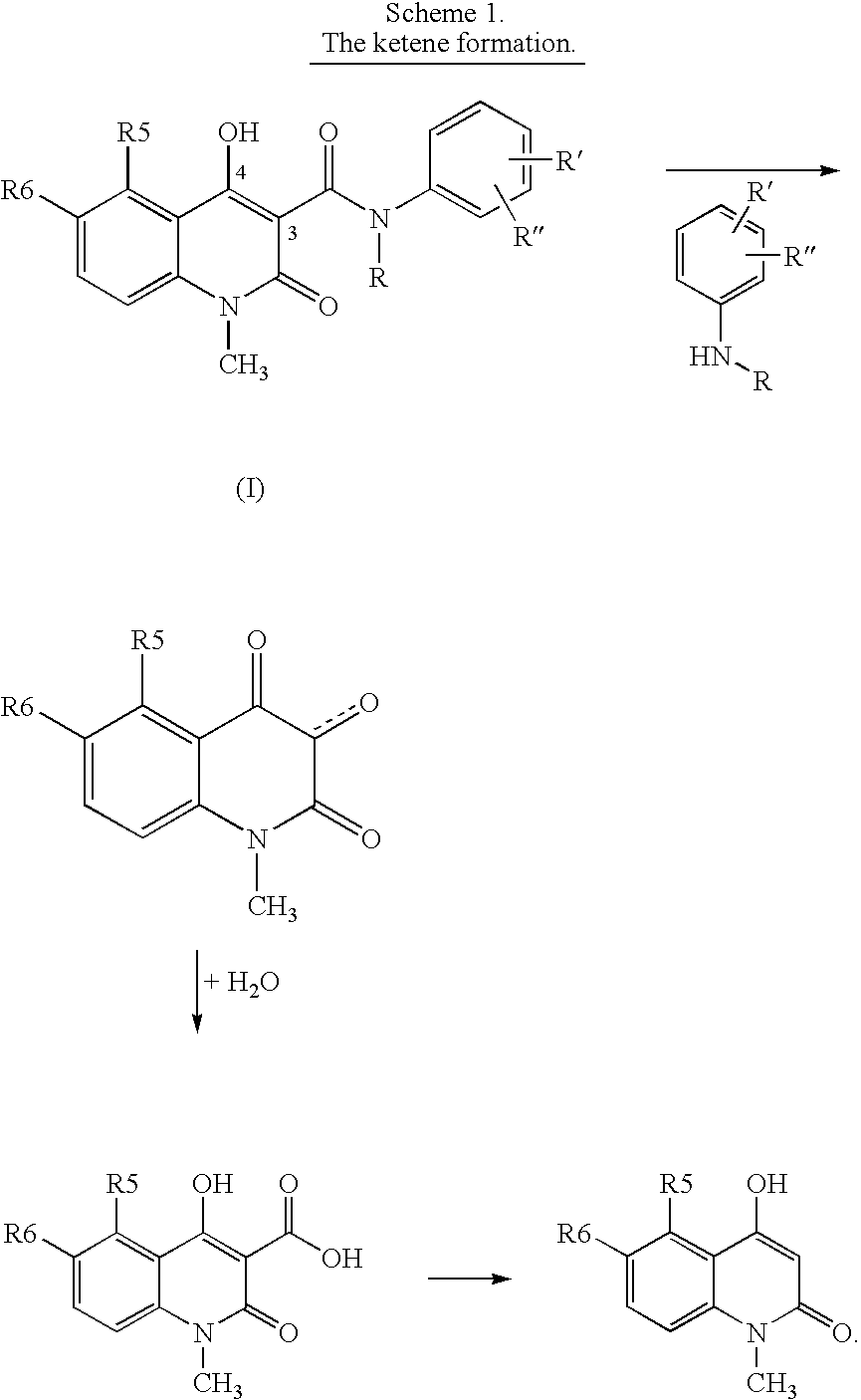 New compositions containing quinoline compounds