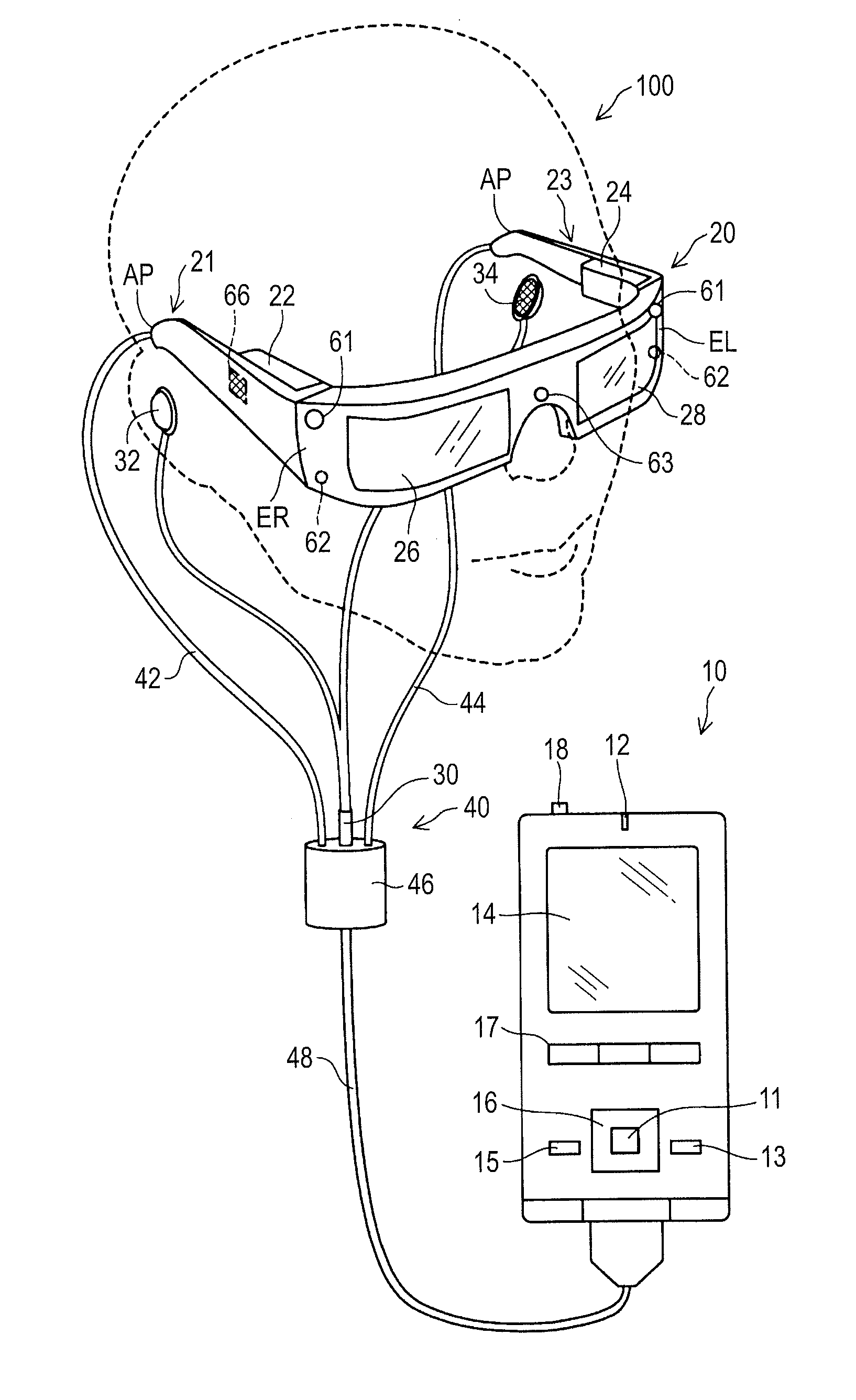 Head-mounted display device, method of controlling head-mounted display device, and computer program