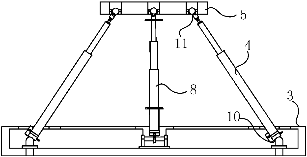 Six-dimensional stable square cabin with adjustable vibration isolation parameters