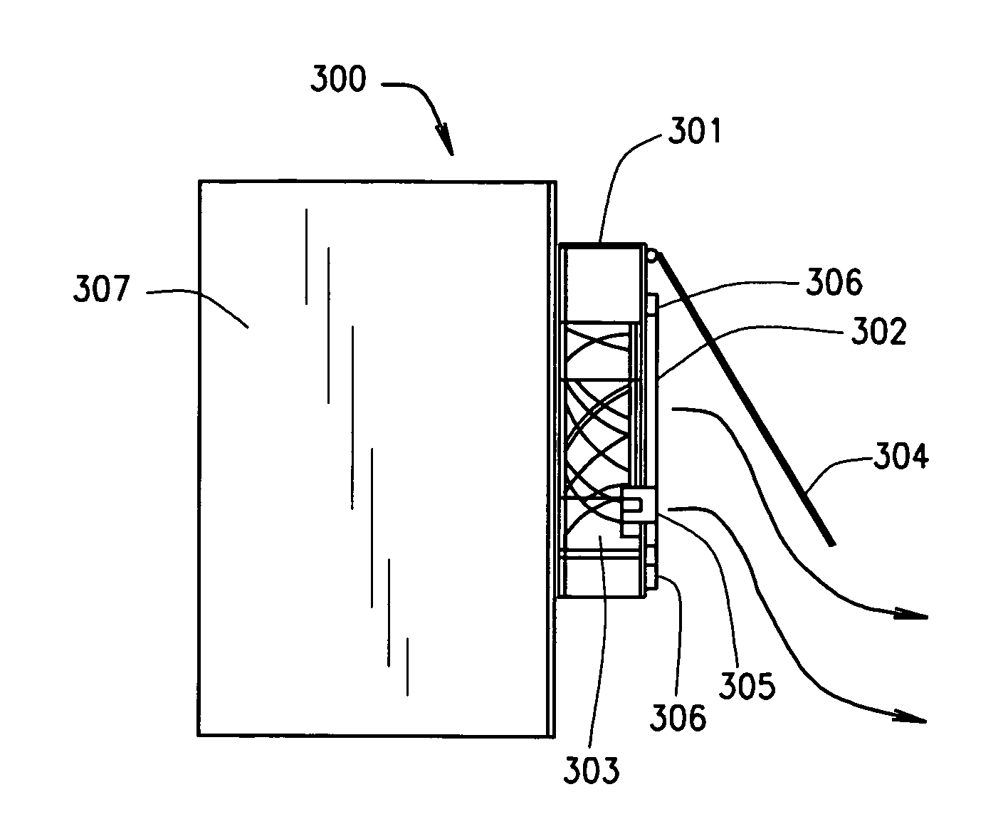Electromagnet-assisted ventilation cover for an electronic equipment enclosure