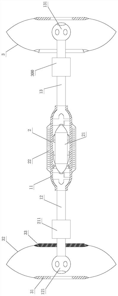Direct-connection type intestinal juice back-conveying device