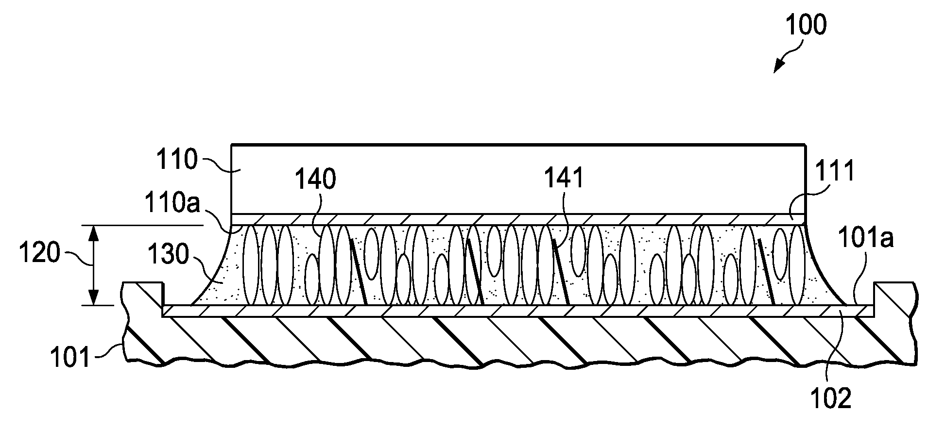 Chip Attachment Layer Having Traverse-Aligned Conductive Filler Particles