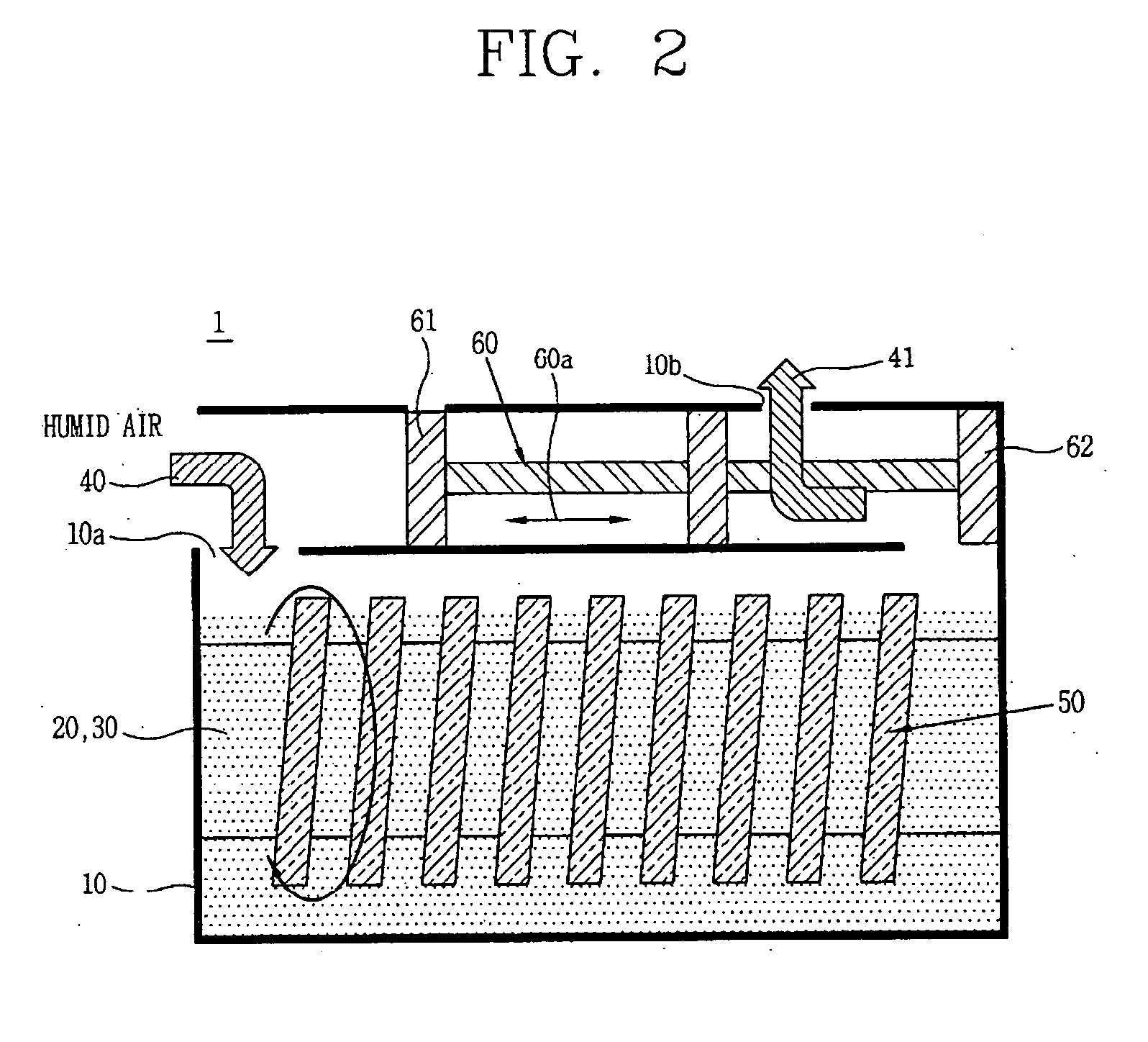 Method for fabricating dehumidifying element including superabsorbent polymer and apparatus thereof