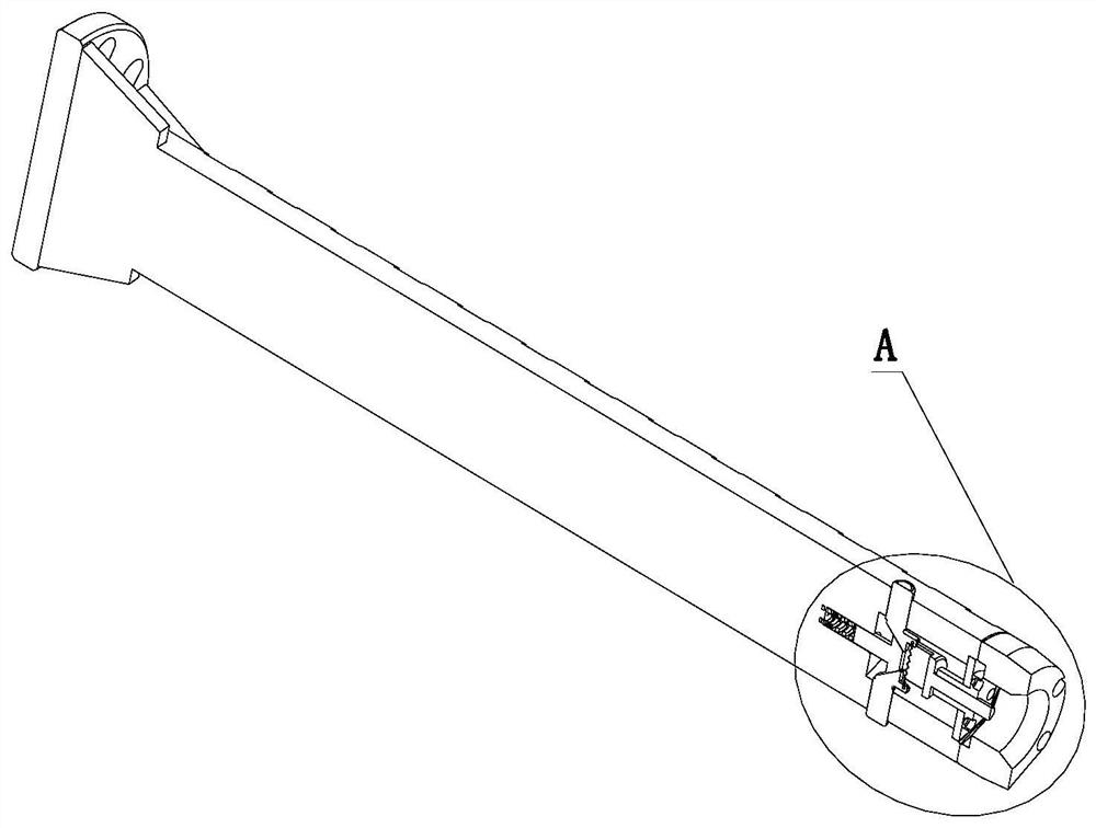 An anti-drop transfer device for material roll transfer