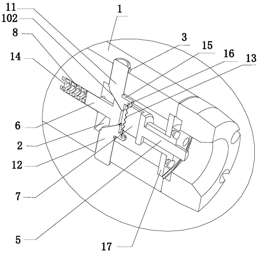 An anti-drop transfer device for material roll transfer