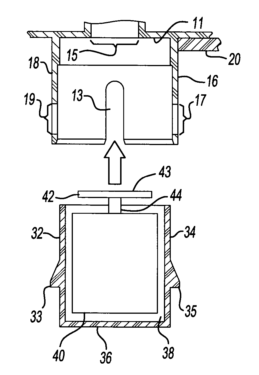 Vapor vent valve for fuel pump module