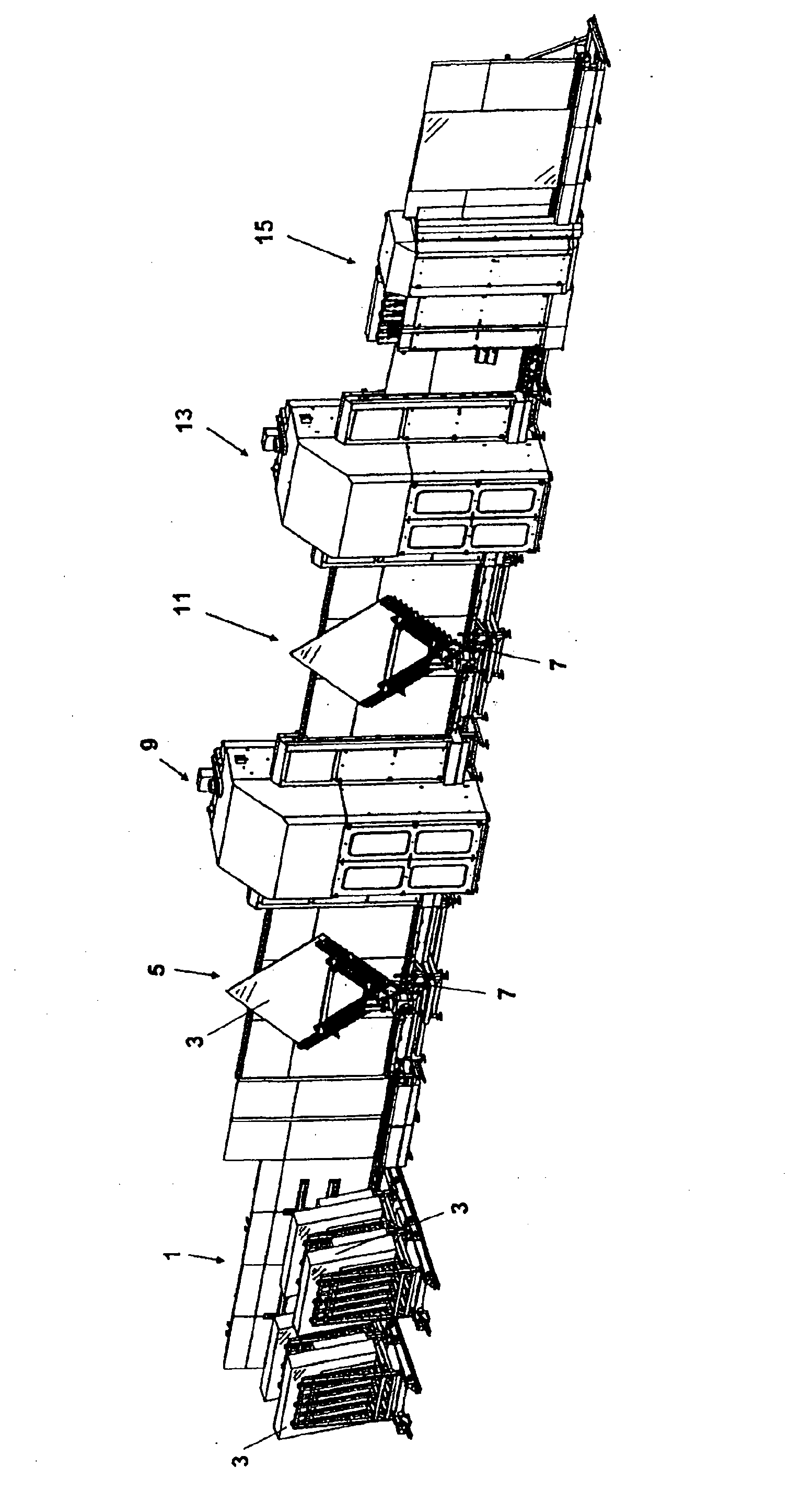 Device for conveying plate-shaped elements