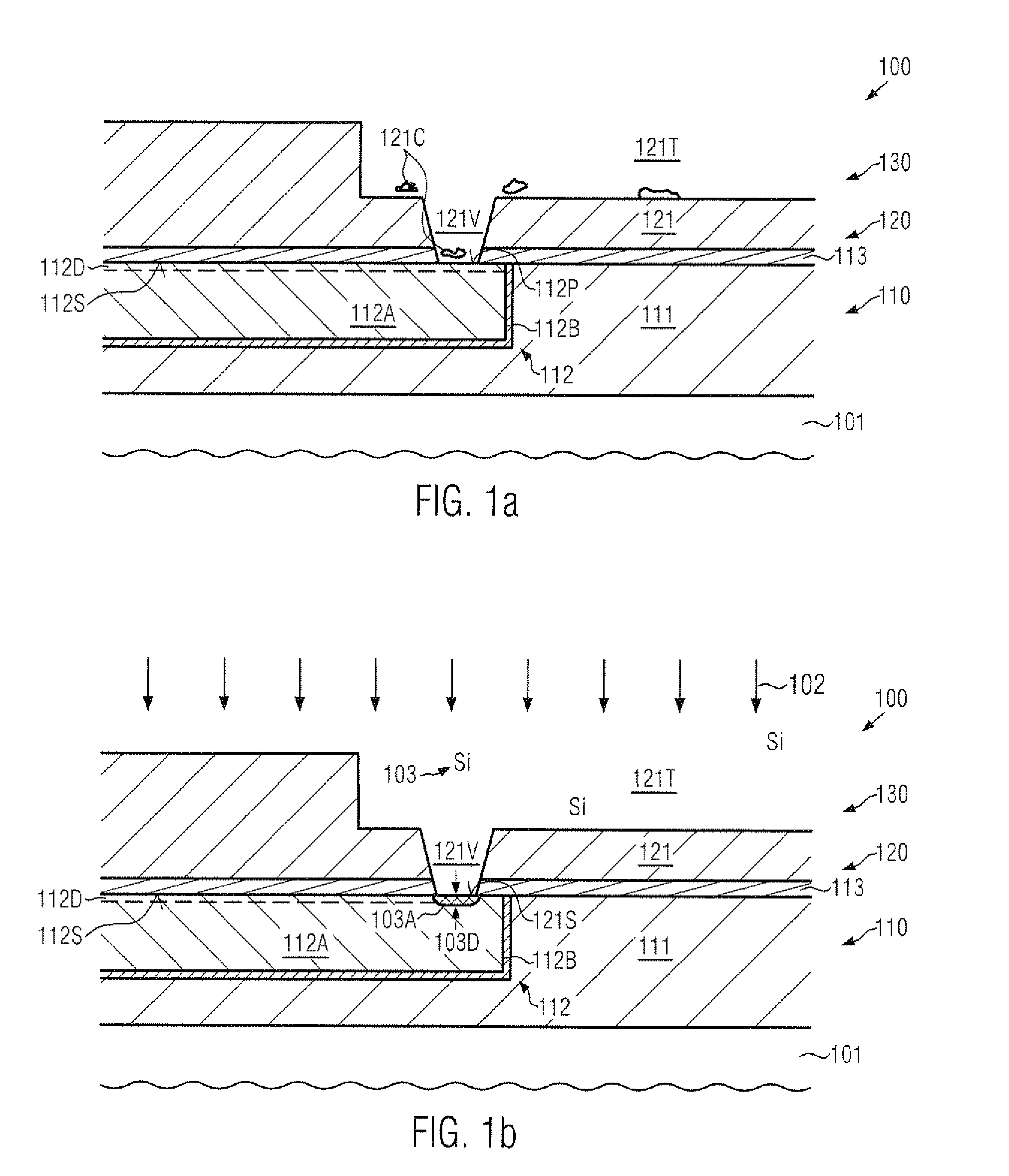 Local silicidation of via bottoms in metallization systems of semiconductor devices