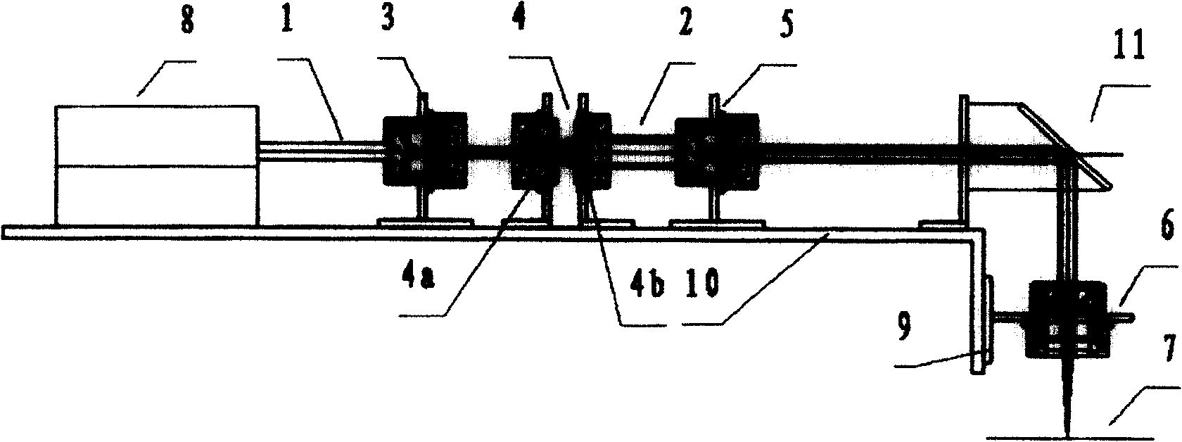 Laser circular cutting punching method and its device