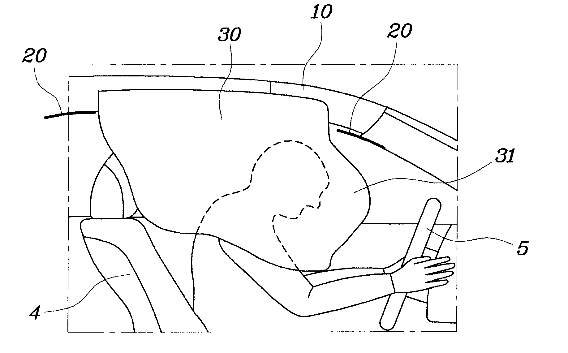 Airbag system for vehicle
