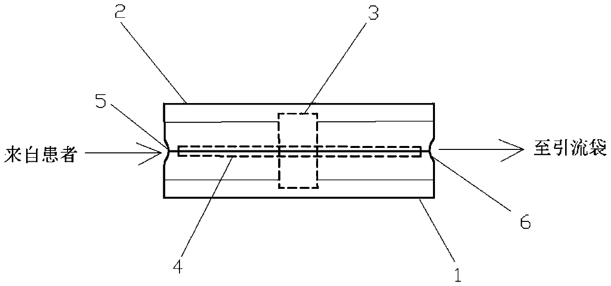 Neurosurgical postoperative drainage tube fixing device