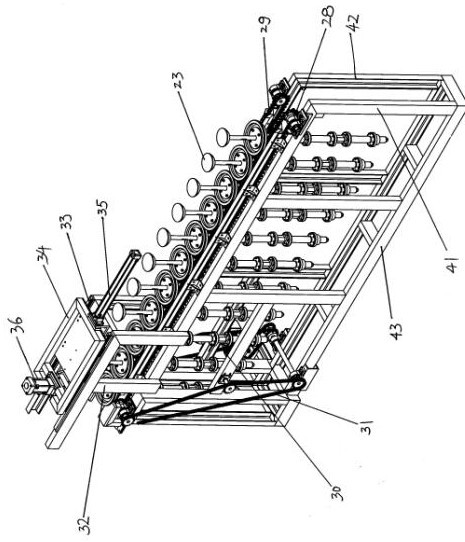 Automatic loading and unloading and storage mechanism of piston ring electroplating production line