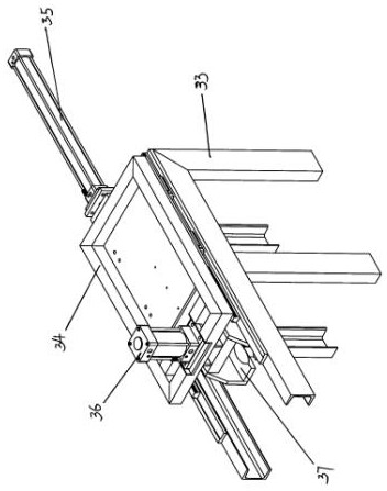 Automatic loading and unloading and storage mechanism of piston ring electroplating production line