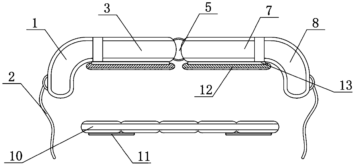 Rib fracture setting and fixing device for thoracic surgery departments