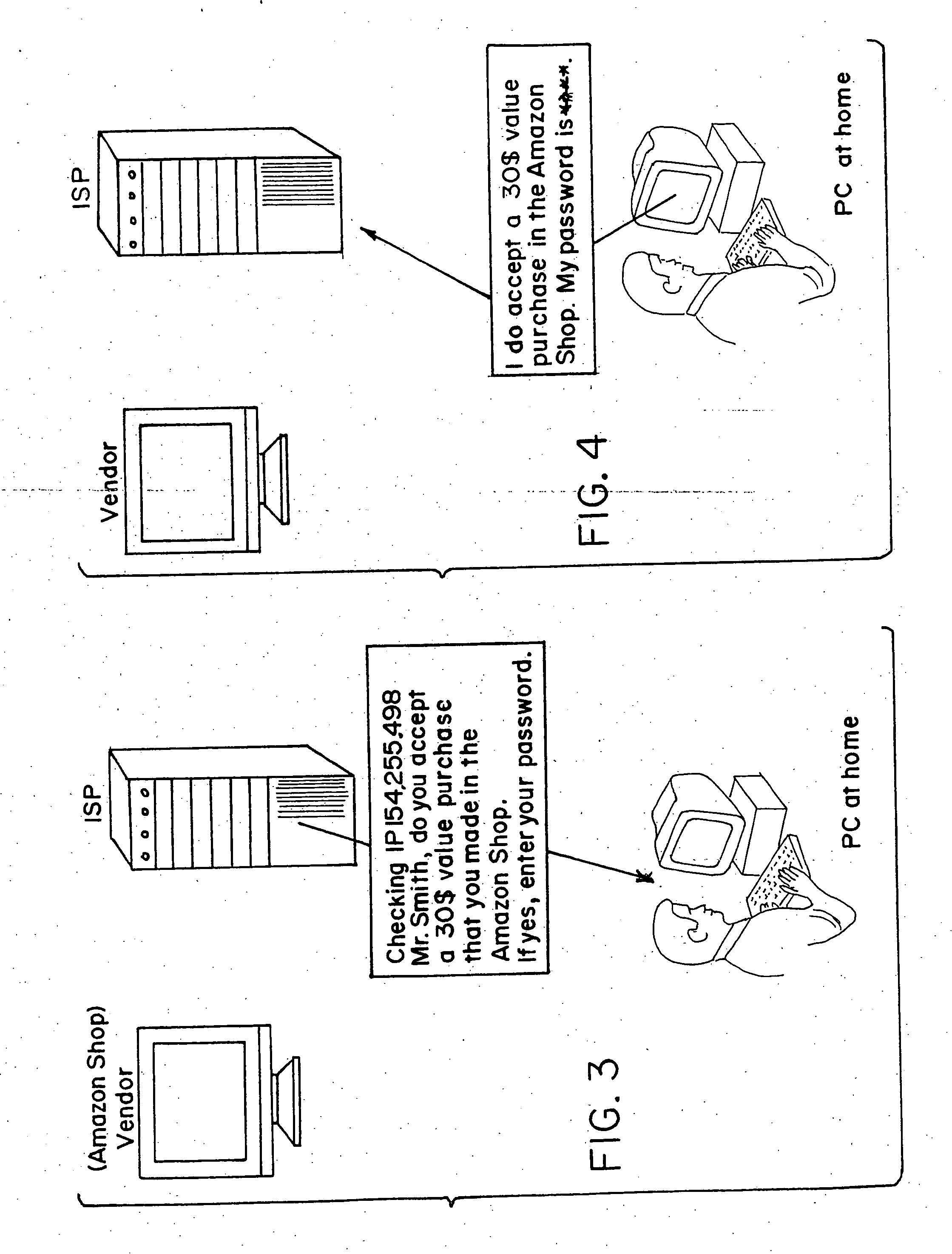 System and method for secure network purchasing