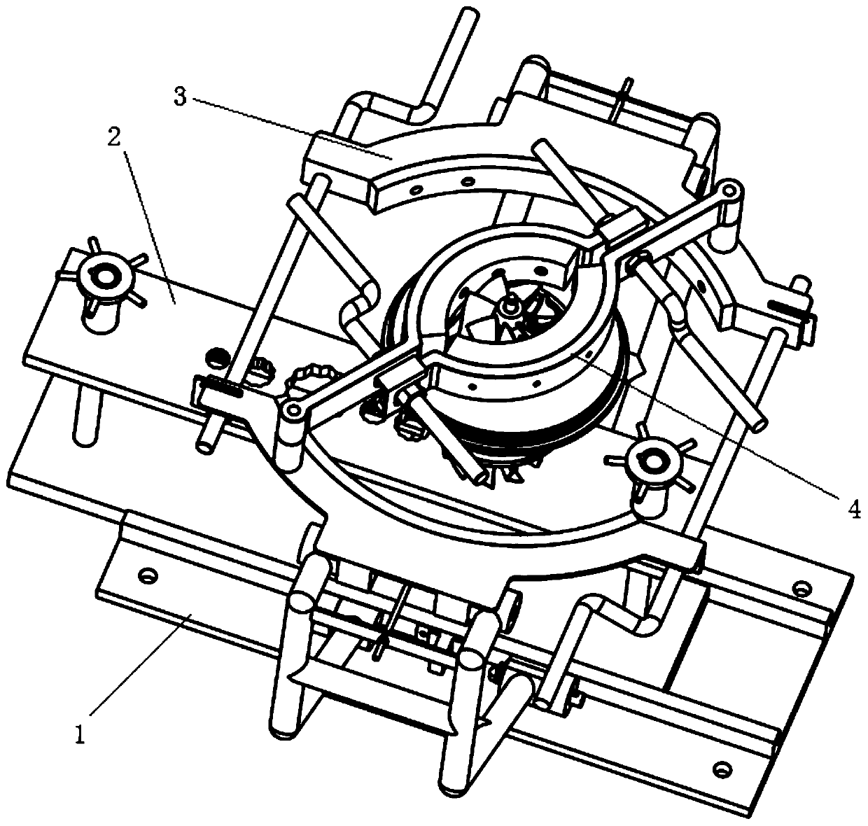 Flexible turbocharger assembly tool