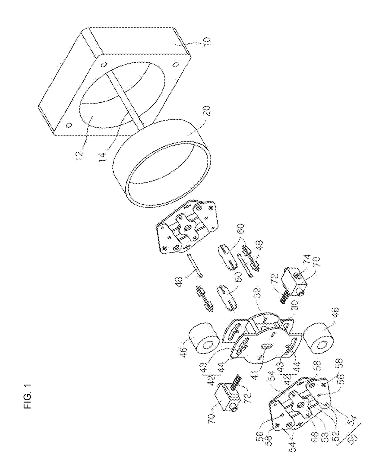 Non-powered passive braking device using centrifugal force