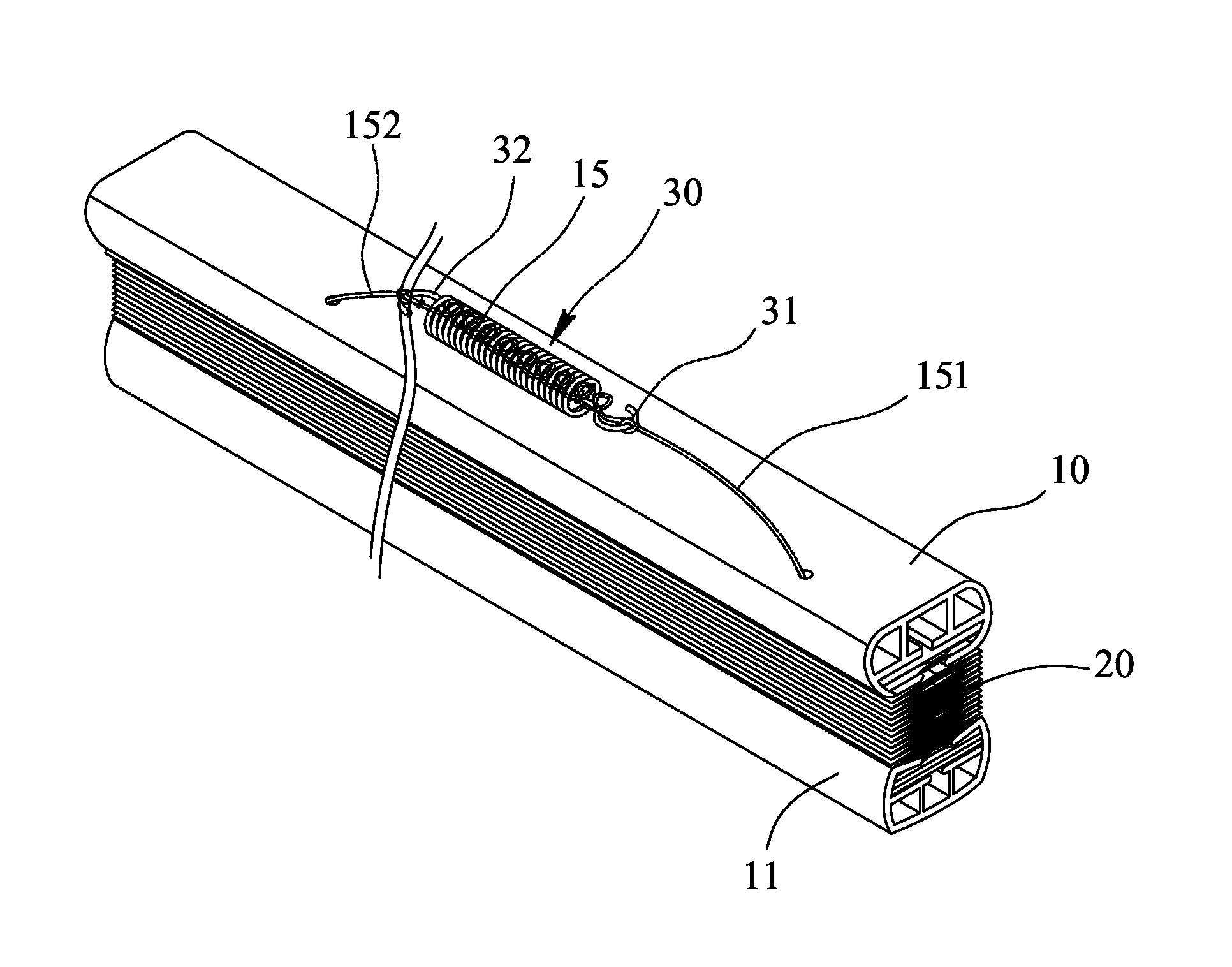 Stable device for curtain