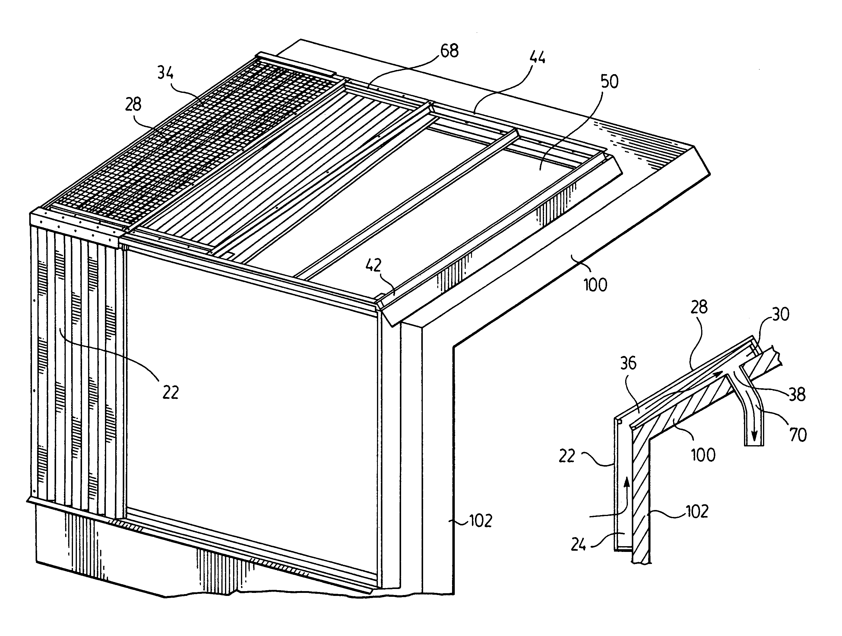Method and apparatus for preheating ventilation air for a building