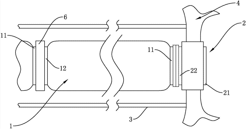 Device capable of realizing water delivery through soft covered channel changed from open channel