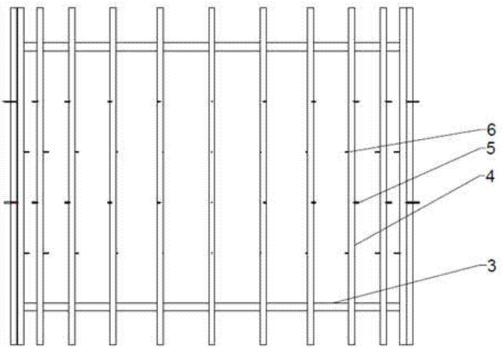 Wind power tower tube of resin cladding frame and fiber reinforced concrete and construction method