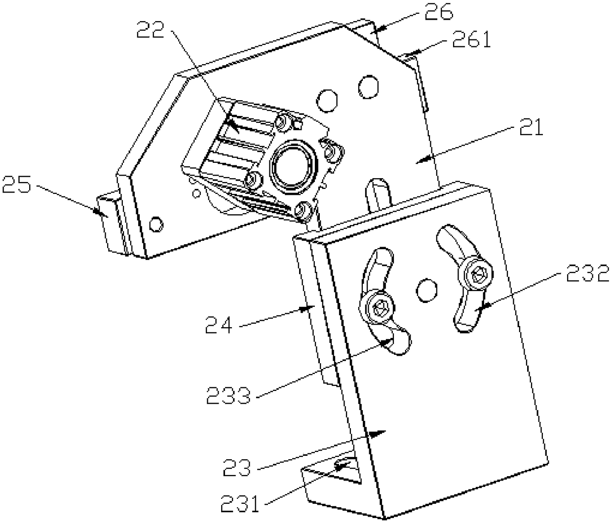 Automatic feeding knife rest