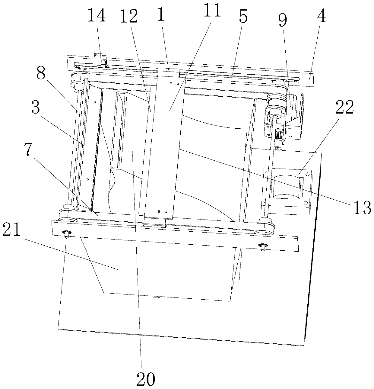 Automatic heat-sealing garbage bag device and method for garbage can