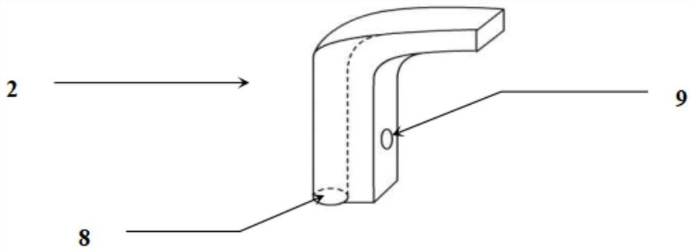 Magnetic resonance examination spine auxiliary pressurizing device