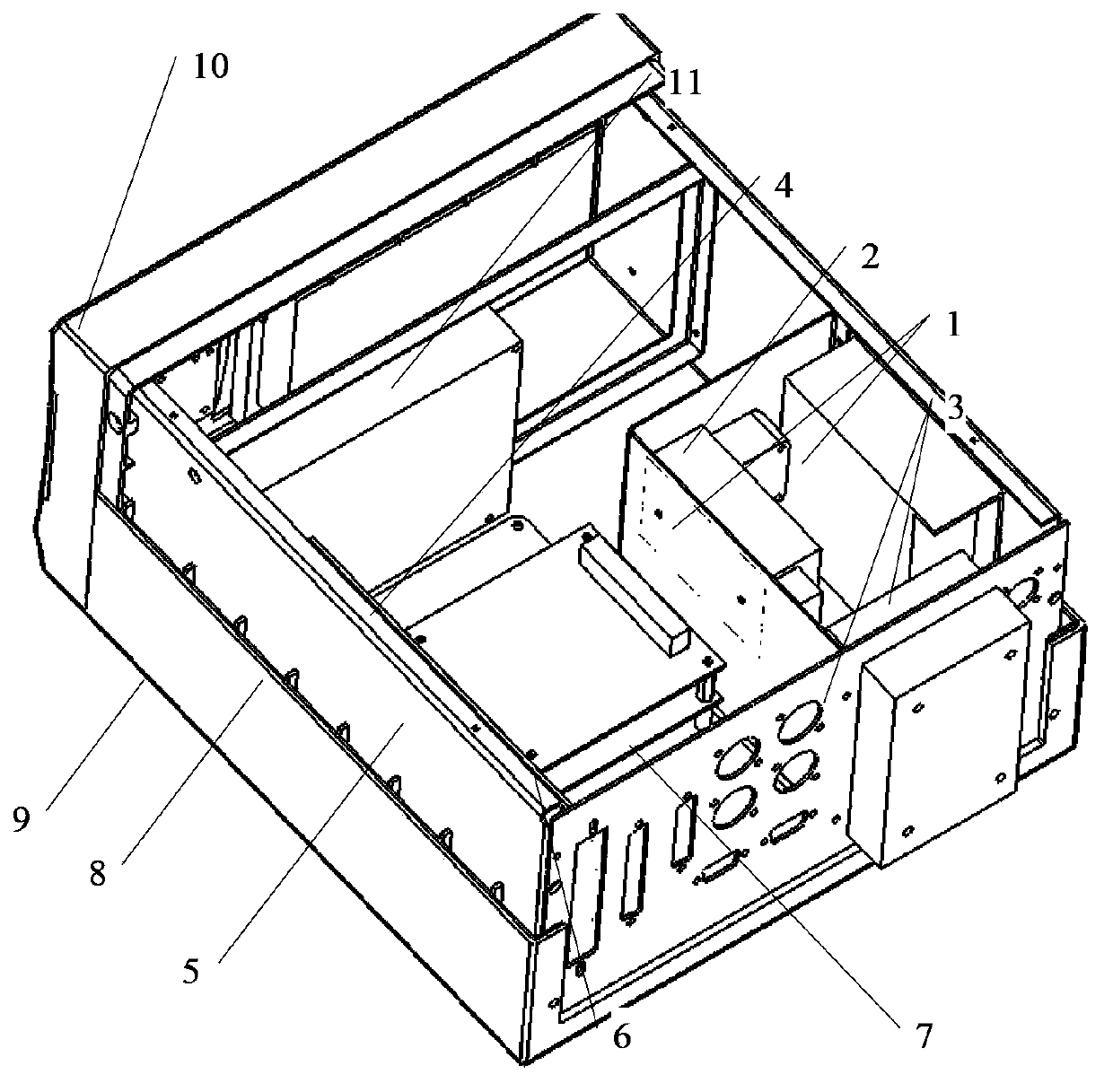 Grinding active measurement control instrument on basis of industrial control mainboard