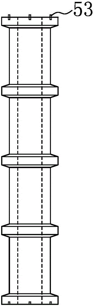 Control tower pile used for manufacturing high-strength cemented soil mixing pile