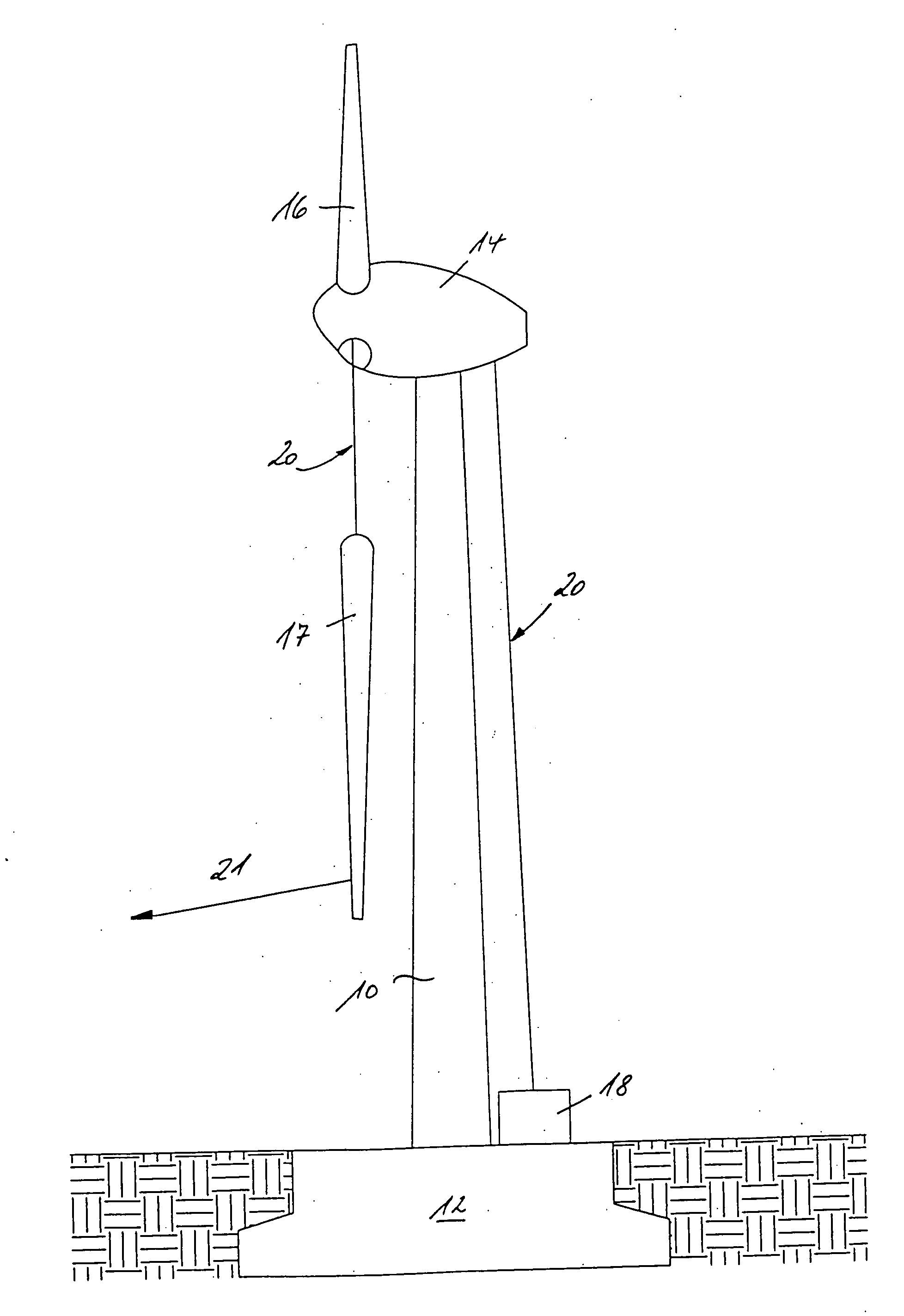 Method for assembling/dismounting components of a wind power plant