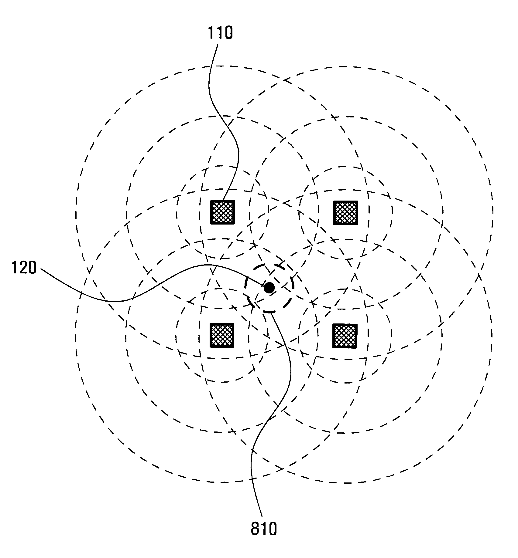 Method and system for locating sensor node in sensor network using transmit power control