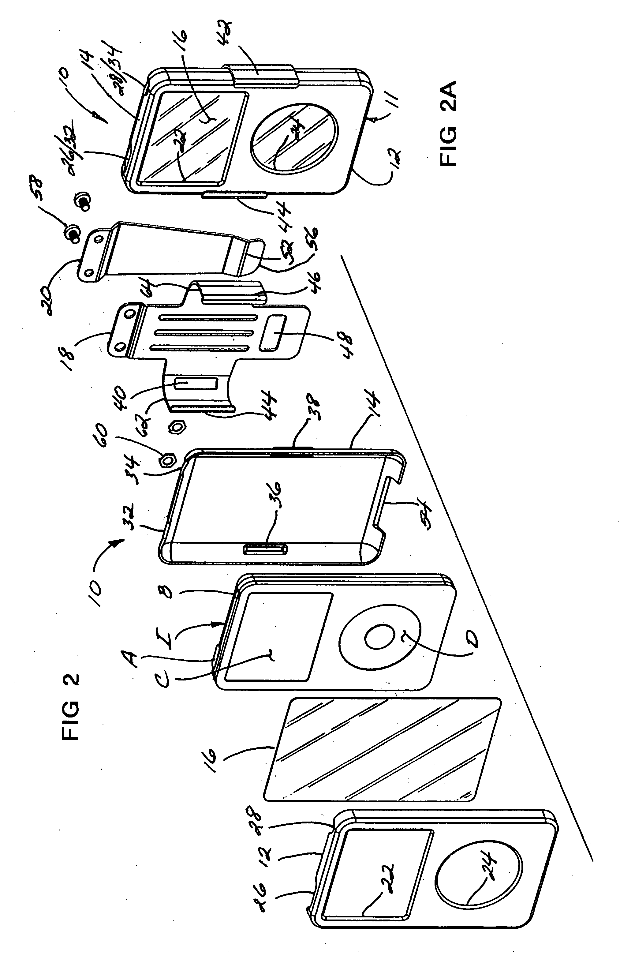 Protective enclosure for personal electronic devices