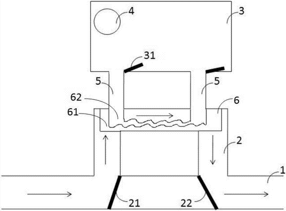 Heating system for cooling liquid of engine