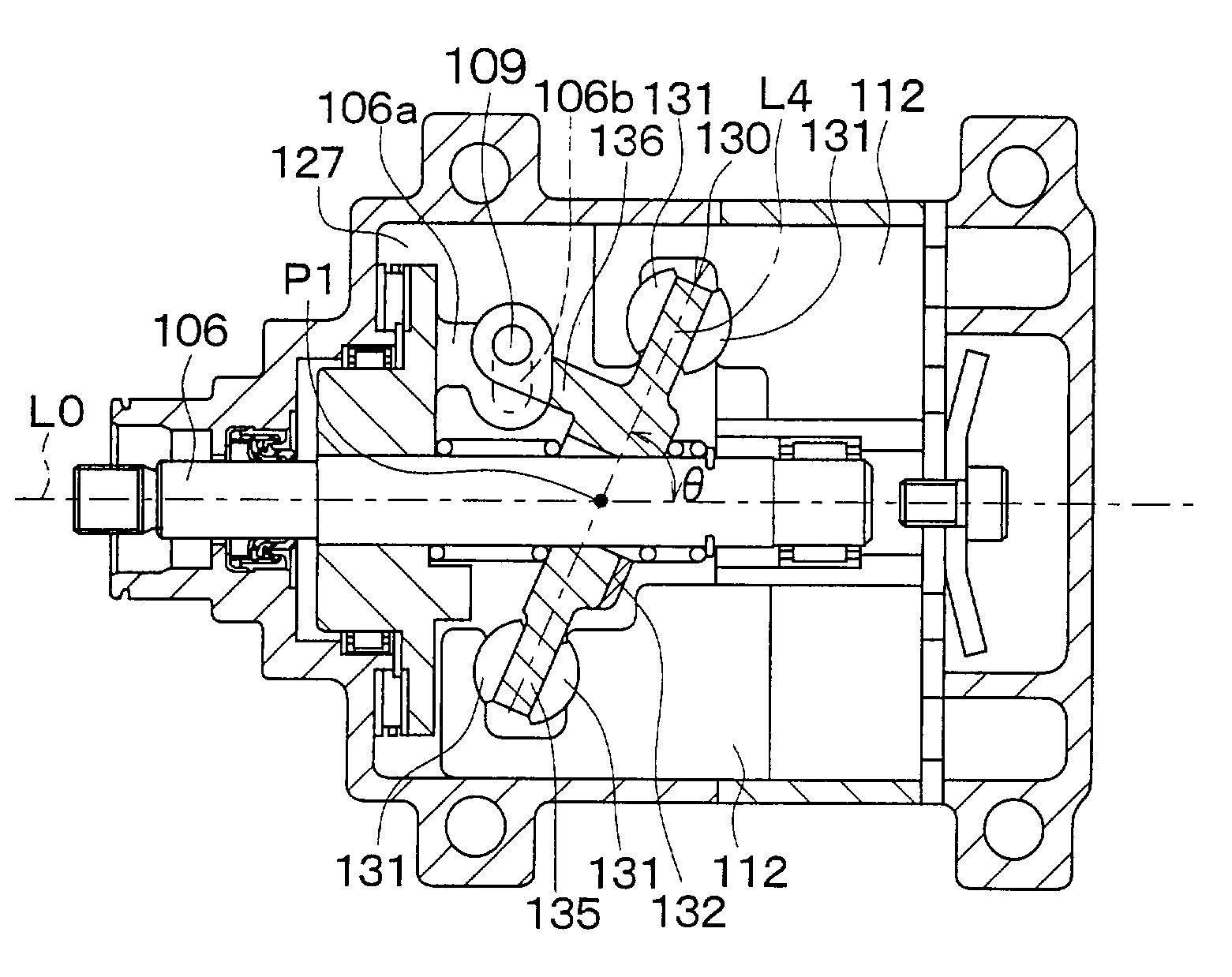 Balanced variable displacement fluid apparatus