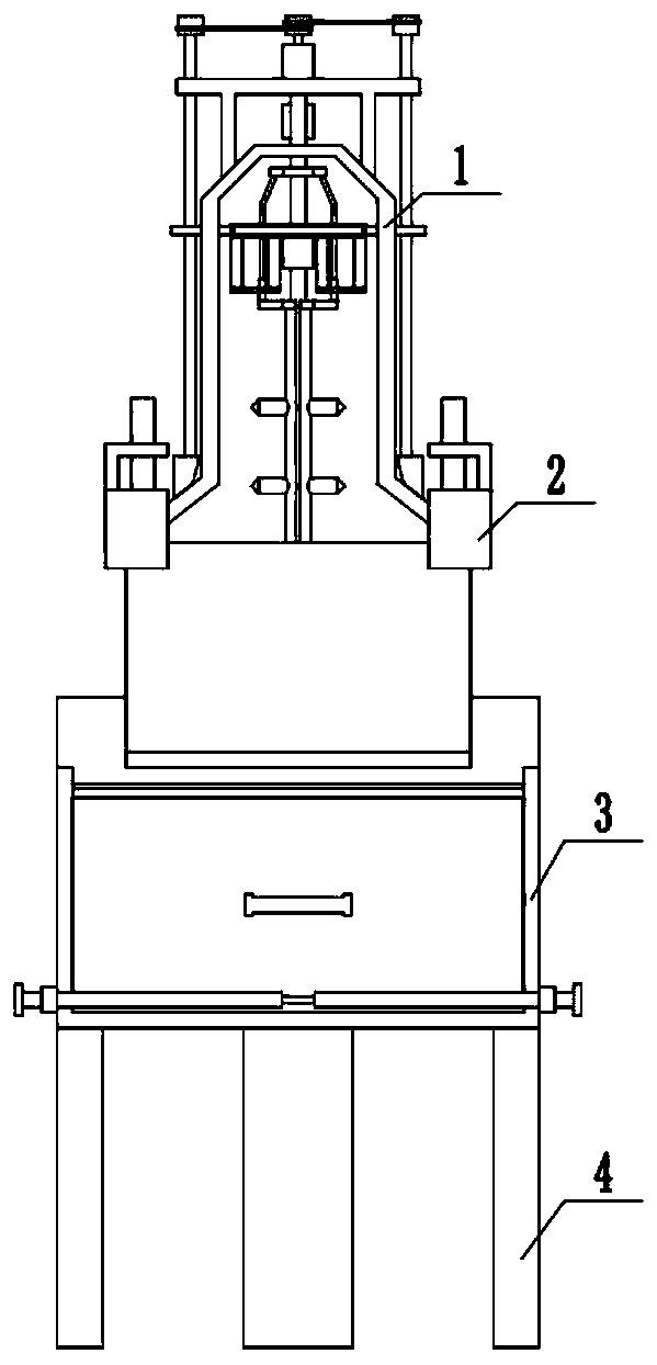 Cotton opening device for textile spinning