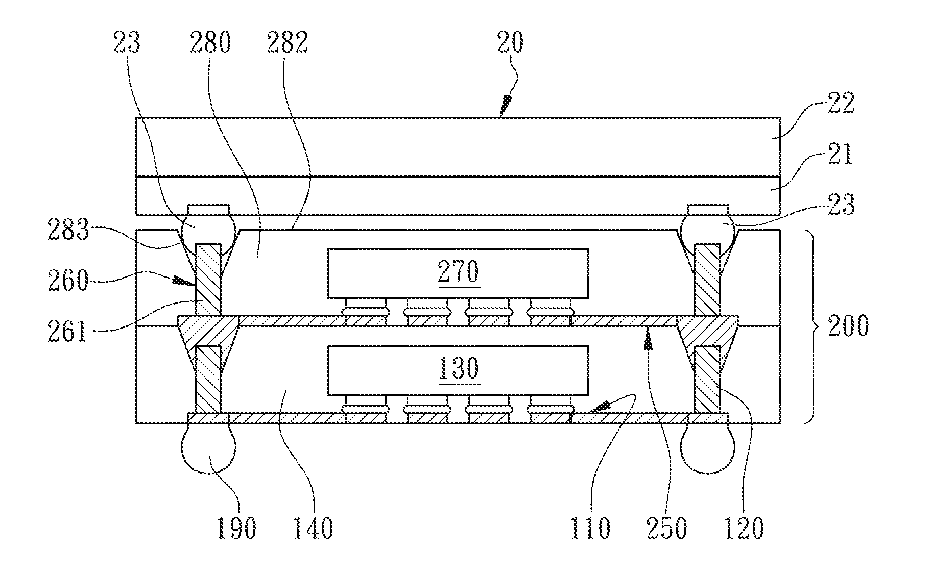 Semiconductor package with pillar-top-interconnection (PTI) configuration and its mis fabricating method