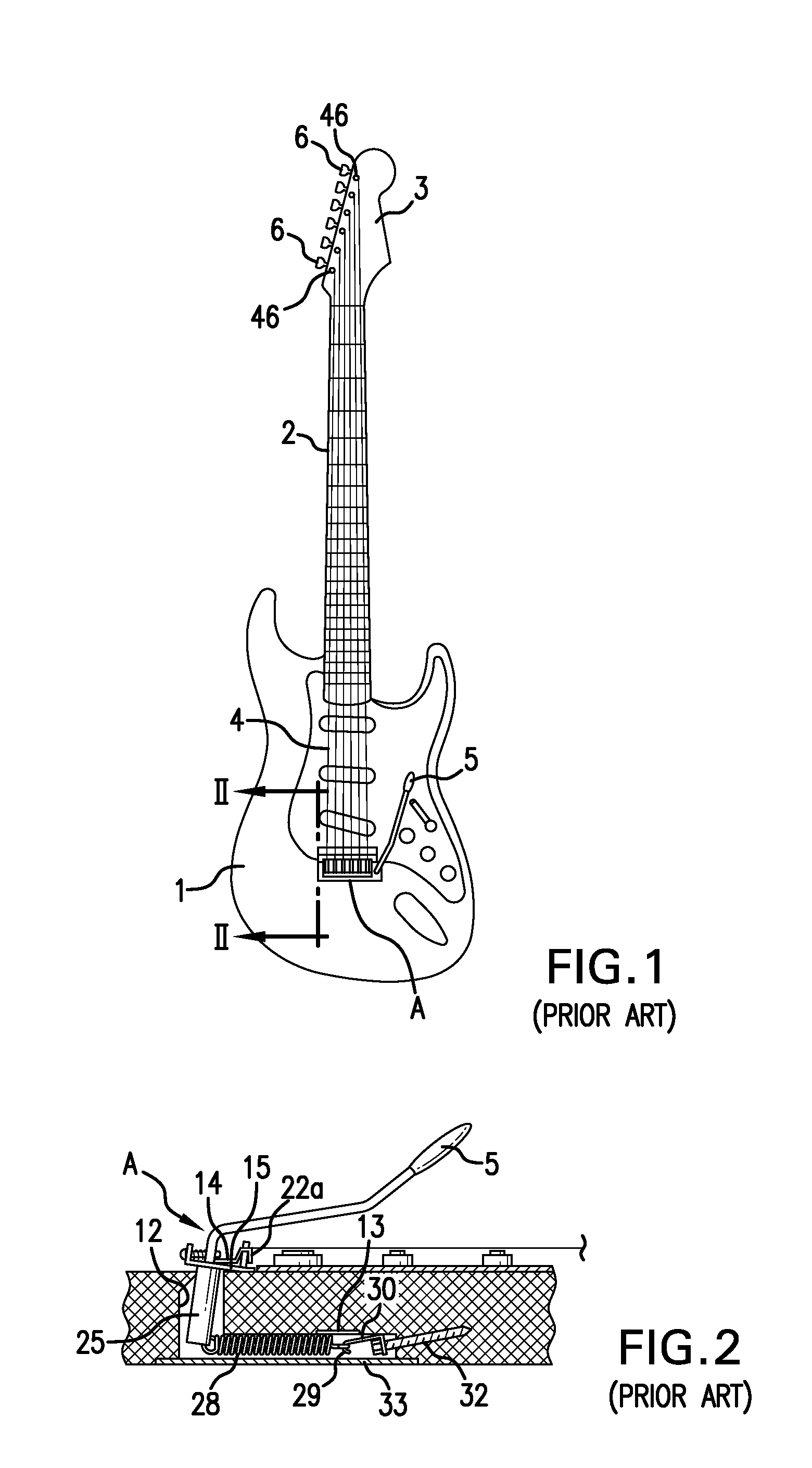 Tremolo structure for stringed instrument
