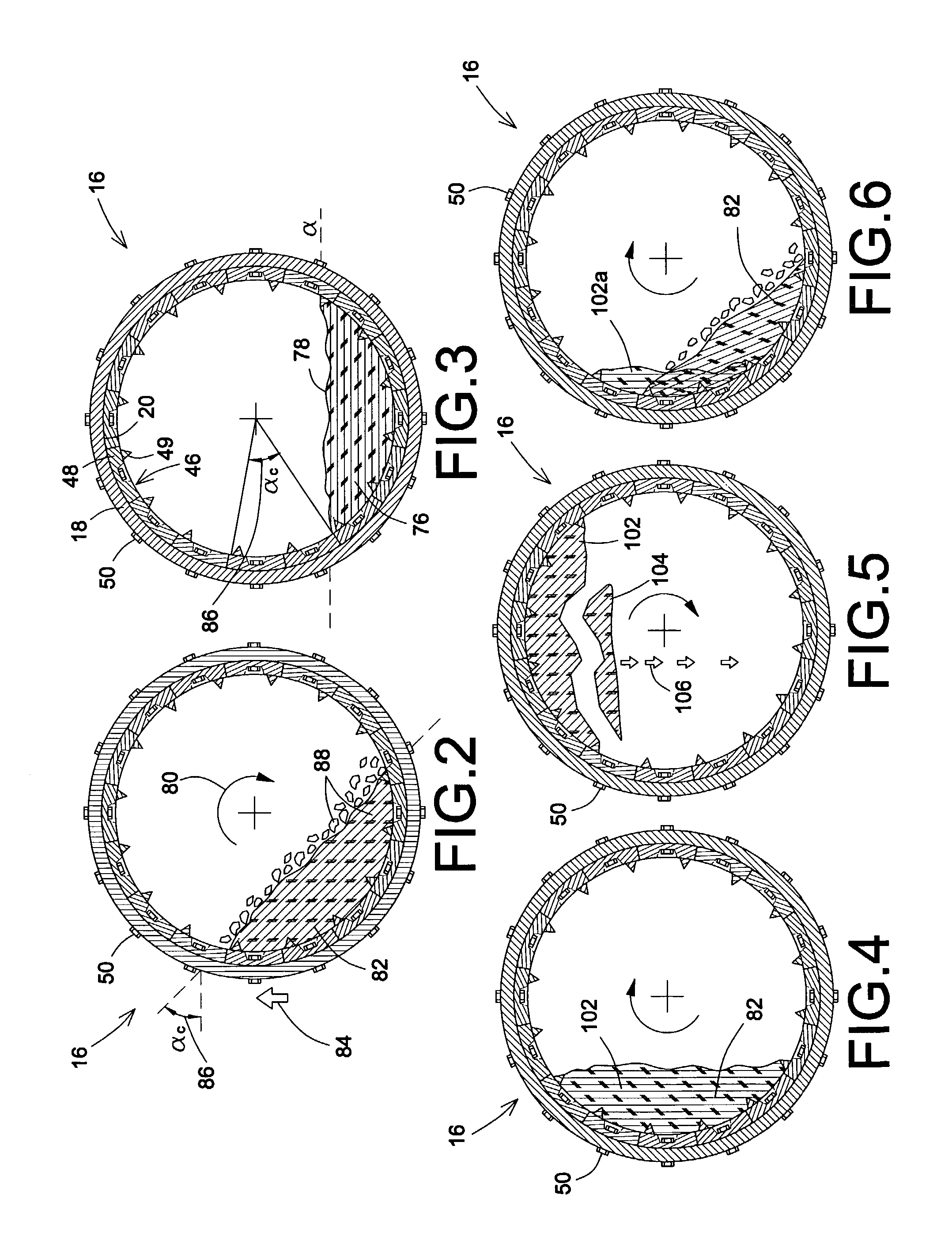 Angle-based method and device for protecting a rotating component