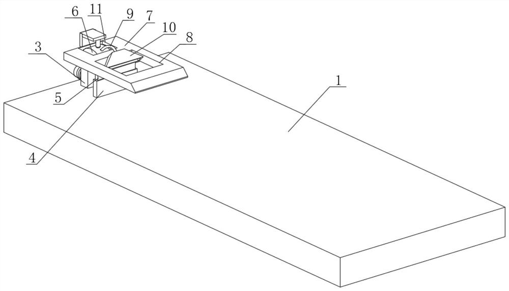 Convenient-to-assemble bill clamping device for accountant