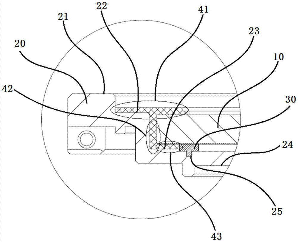 Waterproof encapsulation structure and its integrated molding process