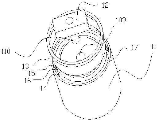 Positioning mounting seat for piston oiling, rotating positioning mounting seat, piston oiling method