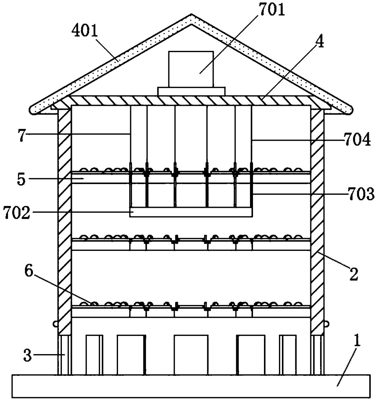 Three-dimensional intelligent parking garage and system thereof