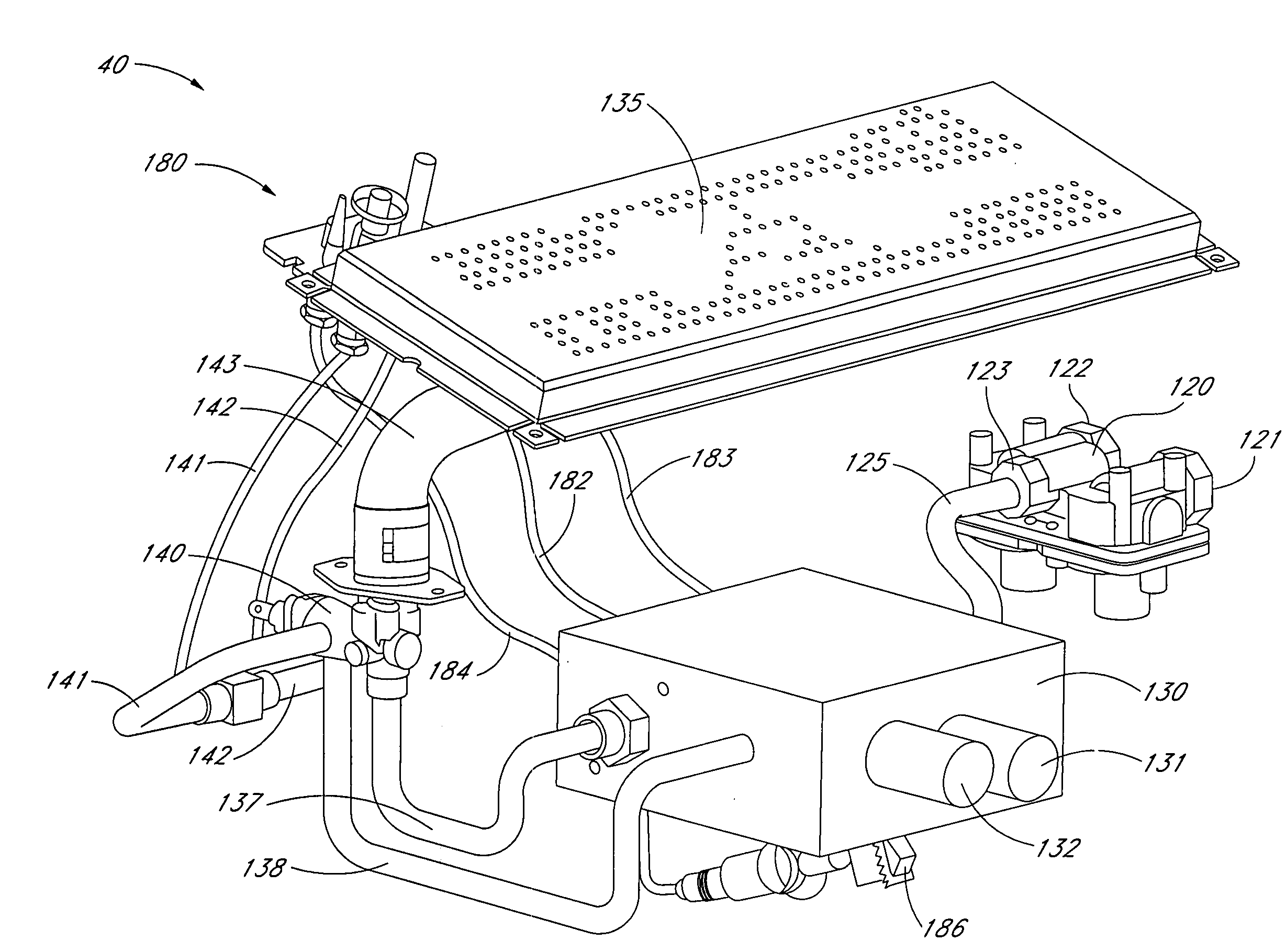 Valve assemblies for heating devices