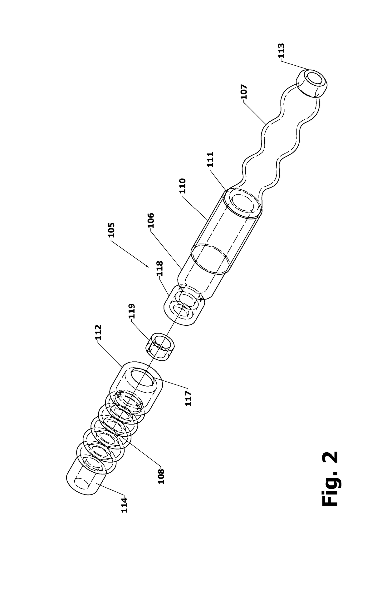 Implanted Medical Driveline Strain Relief Device