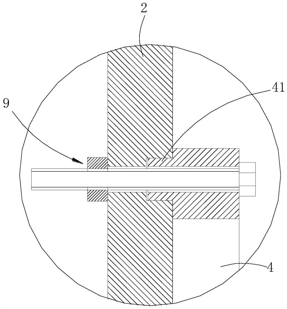 Safety device for high-altitude installation of steel structure workshop