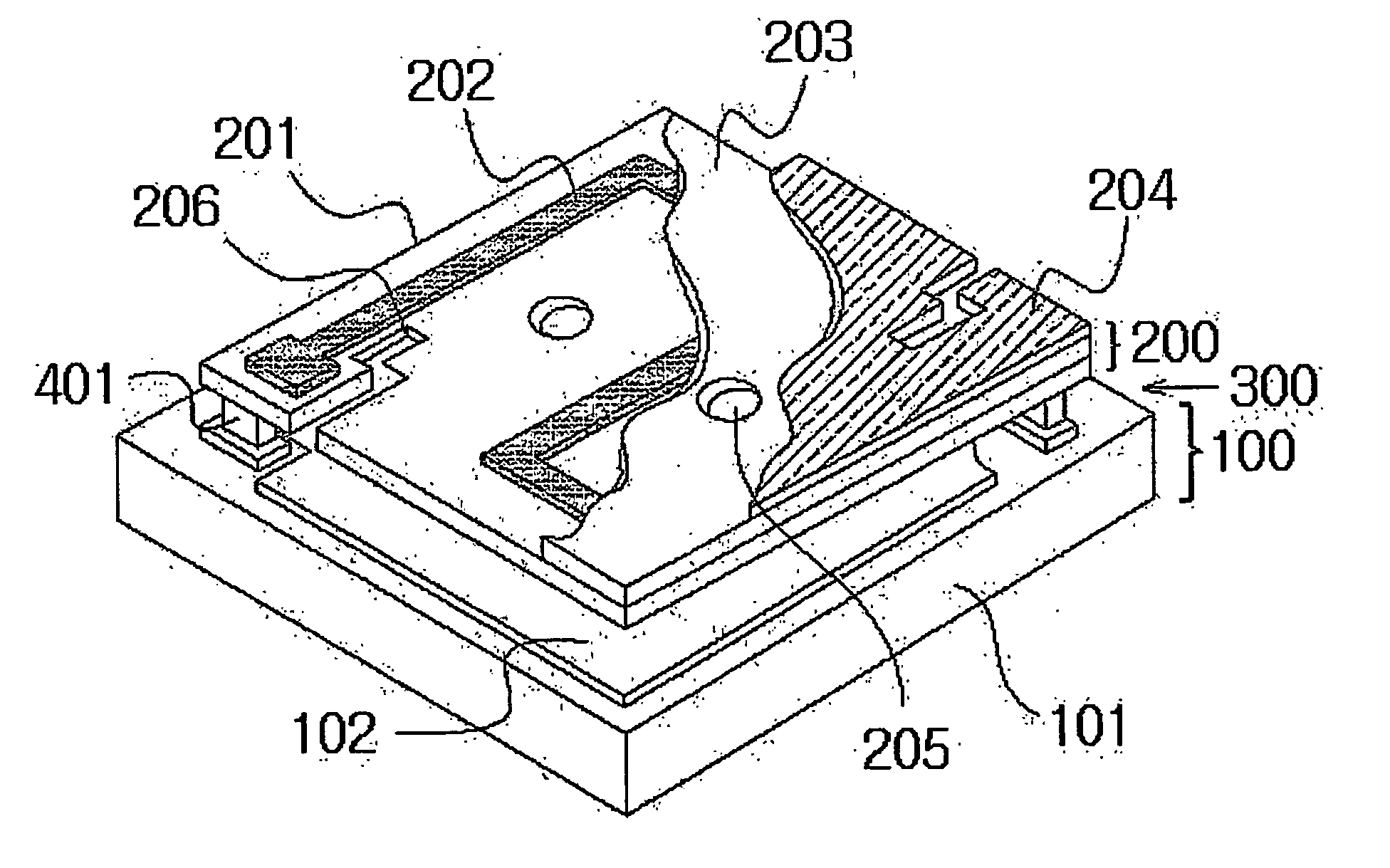 Bolometric Infrared Sensor Having Two-Layer Structure and Method for Manufacturing the Same