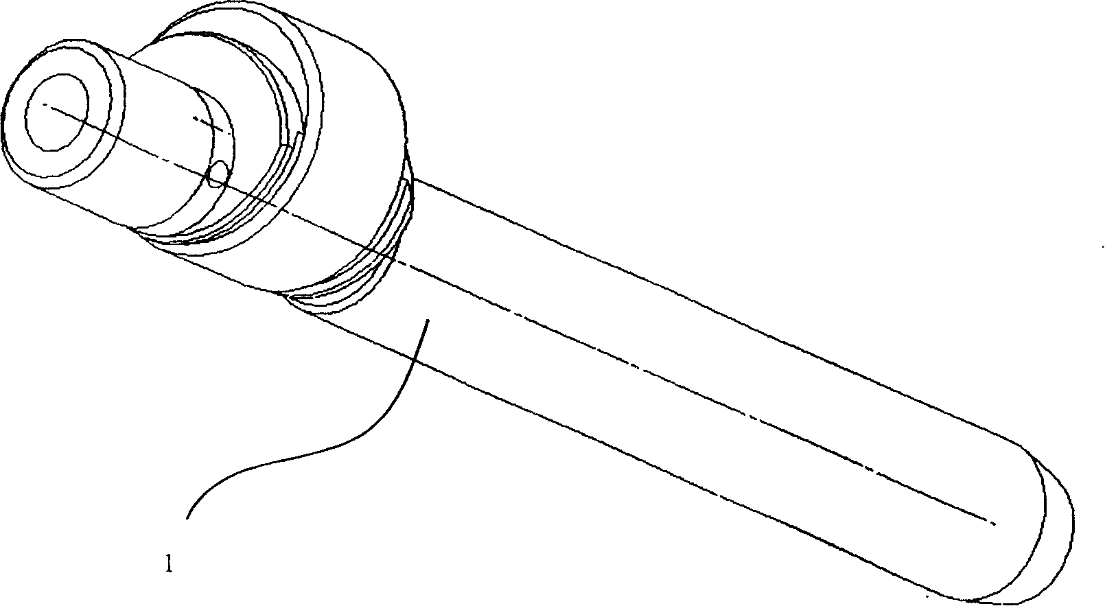 Rotor type compressor crankshaft TH face structure