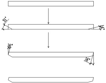 Groove making method of special-shaped box-shaped steel member