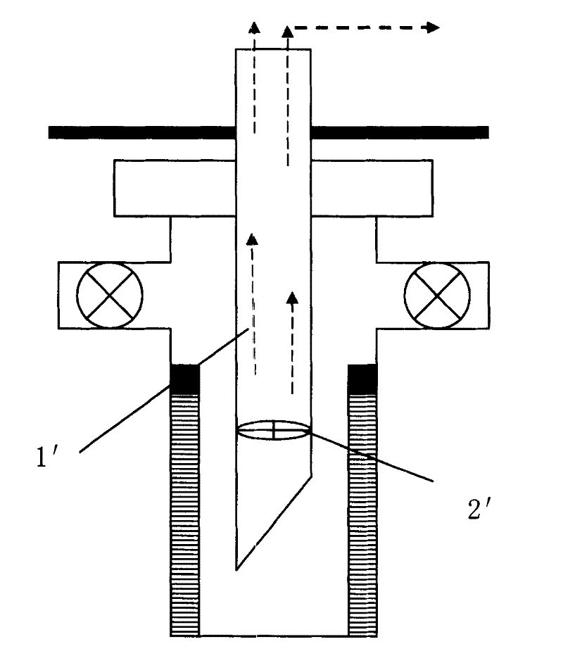 Continuous sand flushing technique and continuous sand flushing device thereof
